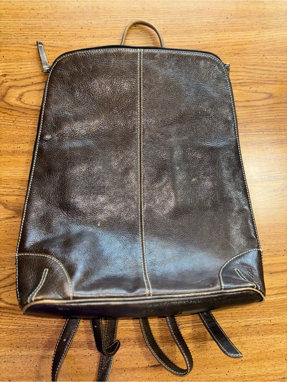 Latico Classic Brown Leather Computer Backpack - Sleek Everyday Carry
